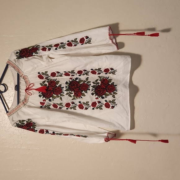 Unique Rose Blouse ๐น Handmade! โก - Picture 4 of 8